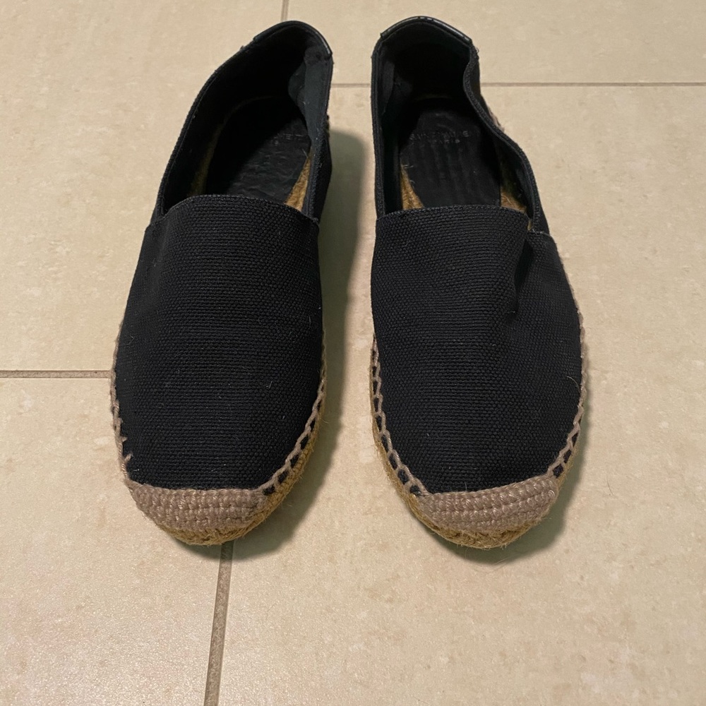 YSL Canvas espadrilles